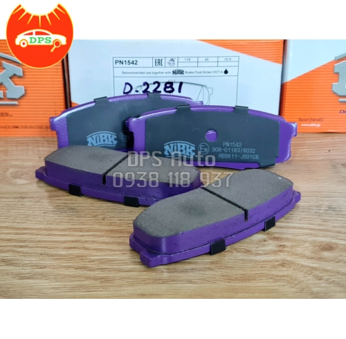 Bố thắng sau Toyota Landcruiser 200, Lexus LX460/LX570 hiệu NiBK PN1542