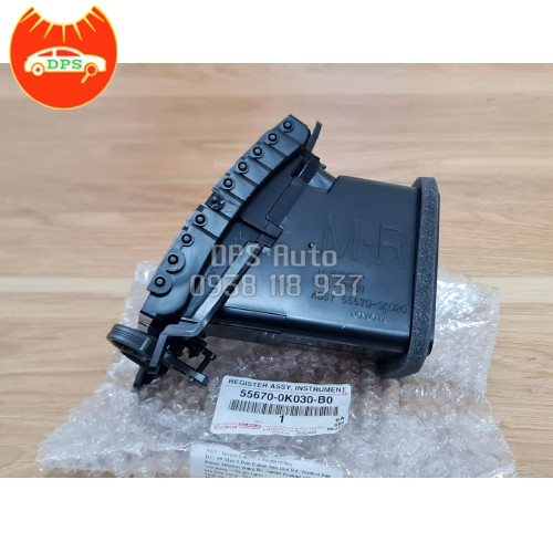 Cửa gió máy lạnh giữa taplo Toyota Innova chính hãng 55670-0K030-B0/55680-0K030-B0