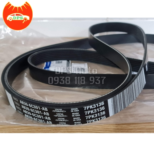 Dây curoa tổng Ford Ranger Mazda BT50 2.2 chính hãng AB39-6C301-AB (7PK3136) 