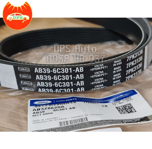 Dây curoa tổng Ford Ranger Mazda BT50 2.2 chính hãng AB39-6C301-AB (7PK3136) 