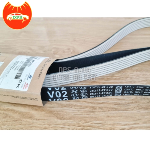 Dây curoa tổng Hyundai Santafe 2015-2017 máy dầu chính hãng 252122F320