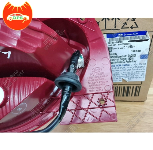 Đèn lái sau (đèn hậu) Hyundai I10 chính hãng 92402-B4000