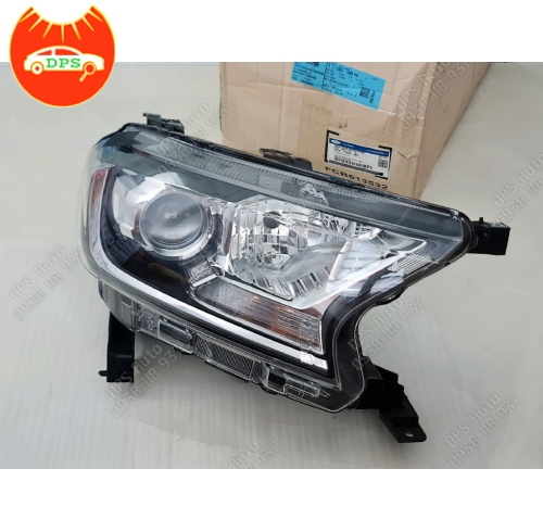 Đèn pha Ford Ranger 2016 2017  2018 RH chính hãng EB3B-13W029-PP / EB3Z-13008-FM