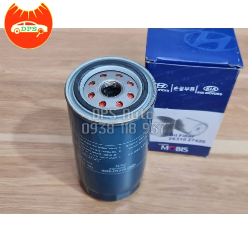 Lọc nhớt Hyundai SantaFe, Tucson 2000-2009 hiệu Hyundai 26310-27420