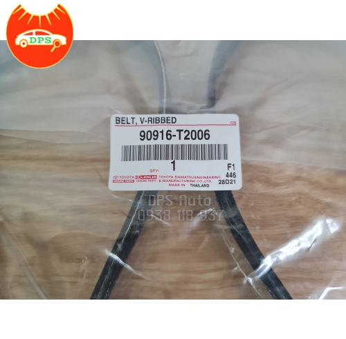 Dây curoa tổng Toyota Fortuner (máy dầu) chính hãng 90916-T2006