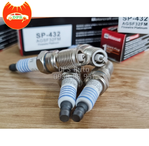 Bugi Ford Escape Mondeo Focus hiệu Motocraft SP432 (chân côn ngắn)