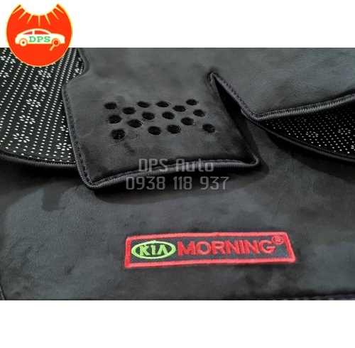 Thảm taplo Kia Morning 2012-2018 lông cừu 3 lớp chống trượt