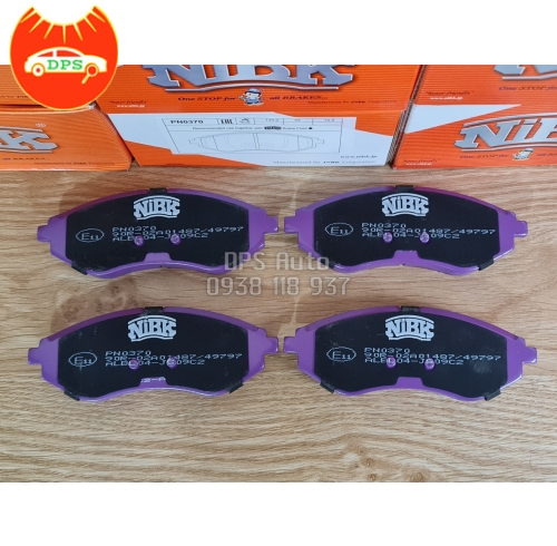 Bố thắng trước Chevrolet Aveo Gentra hiệu NiBK PN0370 (SP1158)
