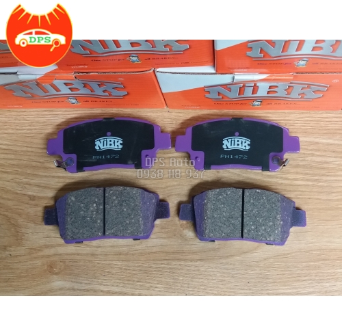 Bố thắng trước Toyota Corolla Altis 2000-2008 hiệu NiBK PN1472
