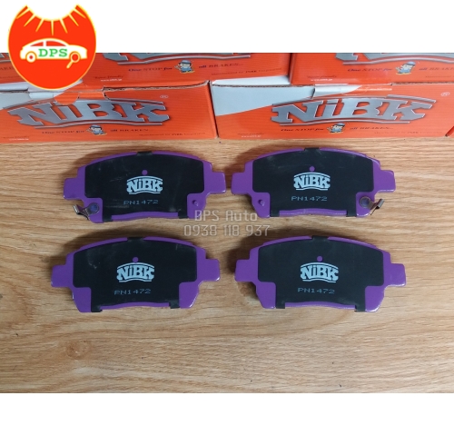 Bố thắng trước Toyota Corolla Altis 2000-2008 hiệu NiBK PN1472