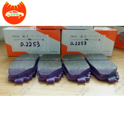 Bố thắng trước Toyota Vios Yaris 2007-2014 hiệu NiBK PN1518