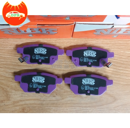 Bố thắng sau Toyota Altis Vios Yaris 2007-2020 hiệu NiBK PN1519
