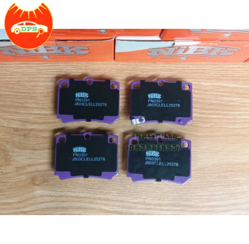 Bố thắng sau Mitsubishi Pajero Sport chính hãng NiBK PN3391