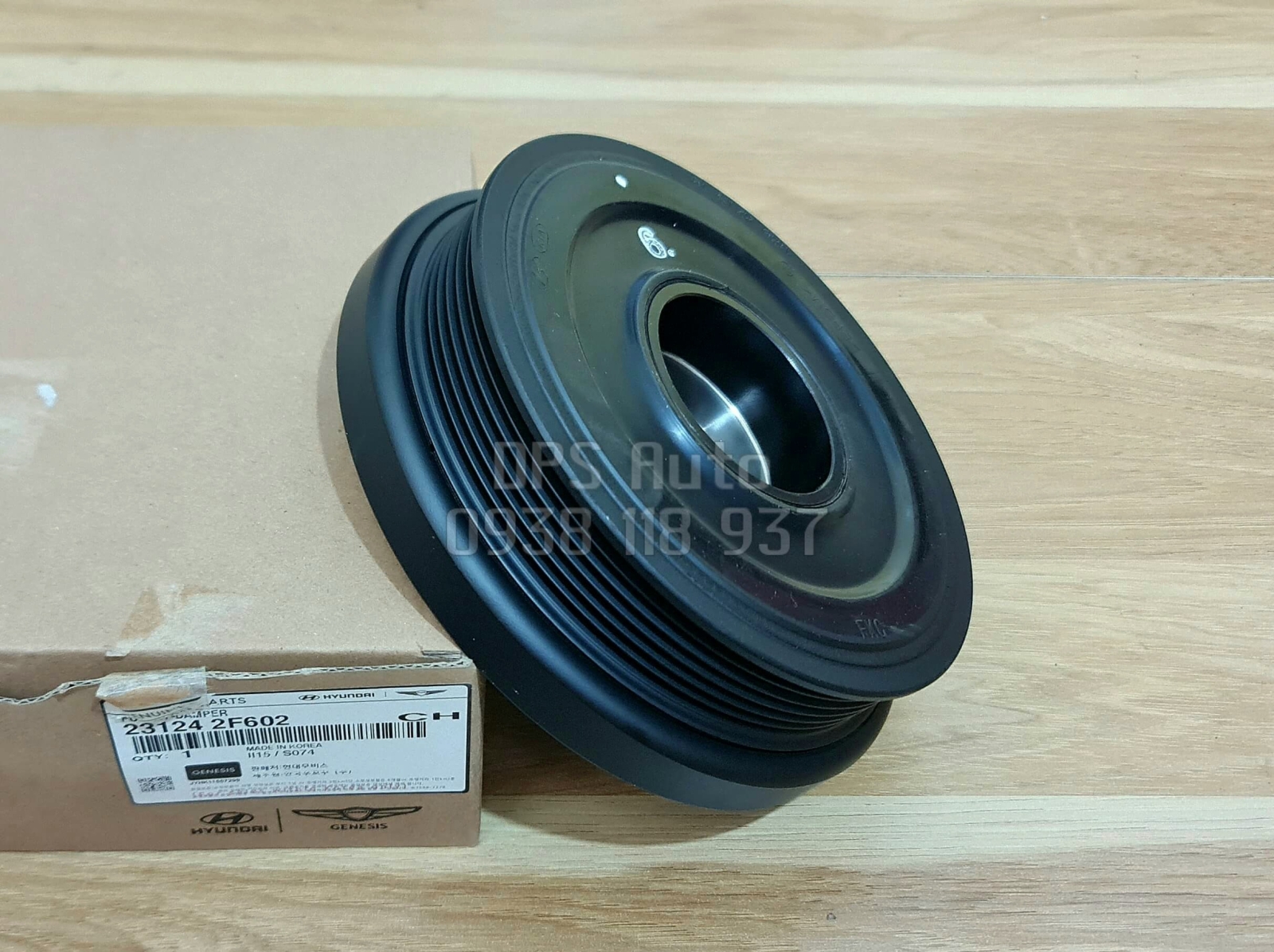 Puly cốt máy (trục cơ) Kia Sorento, Sedona hàng chính hãng 23124-2F602